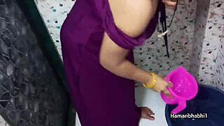 sexy indian bhabhi's wet bath curves dripping everywhere!
