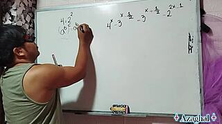 26yo nerd milf begs me to teach her then takes my creampie in bedroom