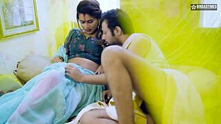 Desi Bhabhi's Hot Navel Tempts Devar into Wild Chod Session Hindi Audio