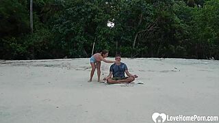 Beach Meditation Sparks Intense Oral Emotion Surge