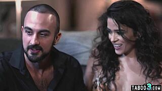 Skinny wife Victoria Voxx shares bbc bareback with bisexual husband mmf