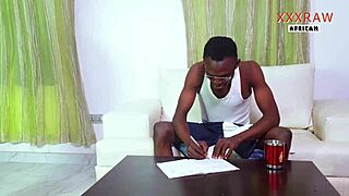 landlord rams big ass ebony tenant's pussy to settle debt homemade