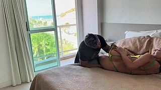 woke tourist babe with hot oral then slammed her tight with my hard dick