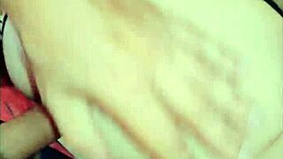 Skinny MILF Wife In Lingerie Rides Hubby's Monster Cock At Home