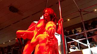 Threesome Outdoor With Keisha Ortega Mary Rider Cumshots On Faces