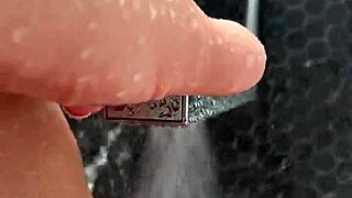 your hot arab stepsis rubs her juicy pussy in the sunny shower, los angeles style?