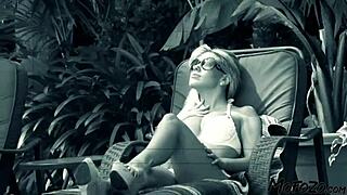 blonde amateur swallows boyfriends thick facial load