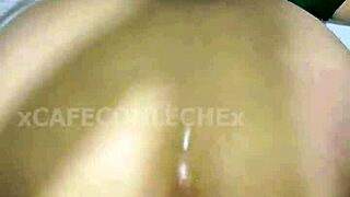 wanna learn anal? watch boss bend over for my cum fill