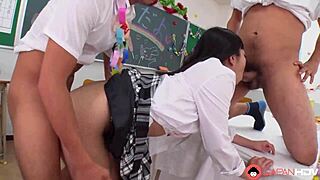 hey mira hasegawa, wanna see your hot uncensored threesome with doggystyle and blowjobs?