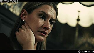 Blonde Tiffany Tatum Mesmerized to Eat Pussy by Horny Vampire Lezdom