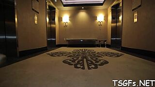 Shemale Babe Deepthroats Big Cock Before Ass Licking POV