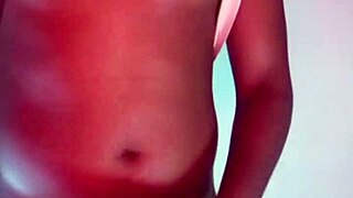i dance under red lights stroking my huge cock to massive cumshot