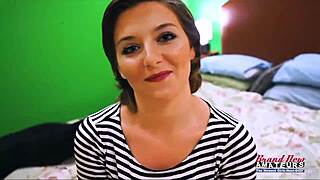 petite short haired coed kylie rims wet ass gets banged jizzed