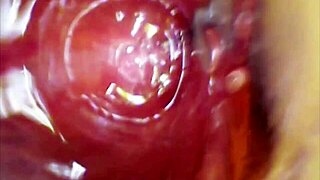 real pussy orgasm contractions cam inside sperm in juice microscope