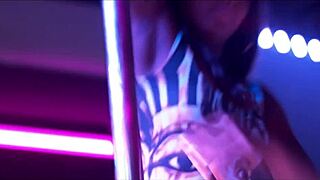 Ready to watch monster cocks rip clothes off ebony teens at JKT strip club interracial party?