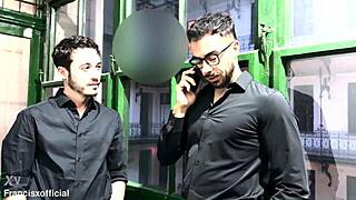 Real estate agent i took three cocks at work with double penetration destroying ass