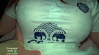 CREAMPIE FOR BALL FIELD PRETTY GIRL! SHE RIDES DICK LIKE A PRO