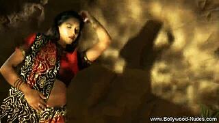 mature brunette milf strips seductively undresses for arousing sex ritual solo