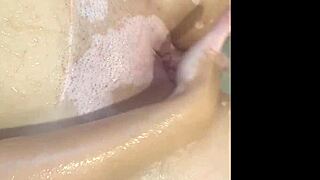 hot tub dare turns into naked masturbation 😍 we both cum hard in jacuzzi 💦🔥