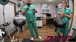 Doctor Tampa And Aria Nicole's Close-Up Latex Gloved Pussy Spreading Procedure In Hospital