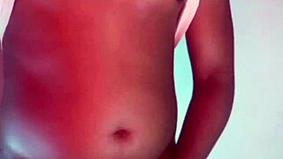 i dance under red lights stroking my huge cock to massive cumshot