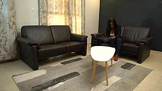 my colleague licks my pussy right in the office