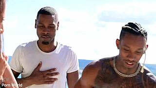 busty anissa kate and olivia del rio’s poolside lesbo toy tease?