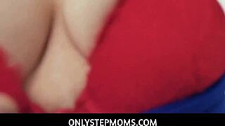 Shaving Stepmom Megan Maiden's Pussy Leads to Bent Over Doggy Fuck