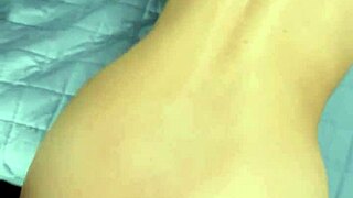 18yo skinny slut screams as monster cock anal creampies her