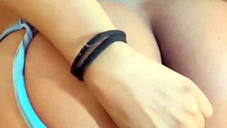 tattooed 19yo babe masturbates with natural tits and pink toy
