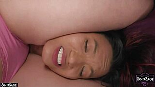 sinn sage wrestles rips asia perez bra for pussy scissoring