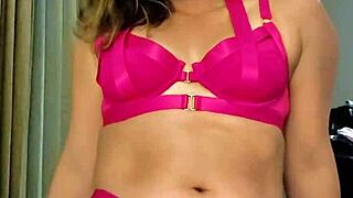 KINKY LATINA SLUT FLASHES TIGHT PUSSY IN LINGERIE DANCE