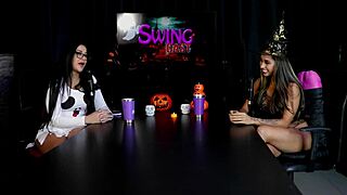 Tamanho Nao E Documento Exibicionismo Halloween Sheer Red Lingerie