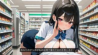 that late night convenience store big tits clerk gives secret paizuri asmr jerk off instructions
