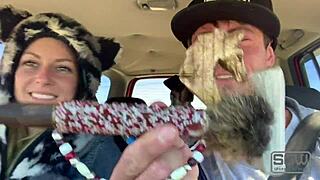 fucking and sucking cock outdoors in public feels so raw