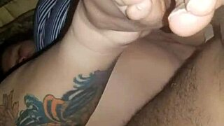 Chubby Latina Wife's Footjob Ends In Thick Cumshot