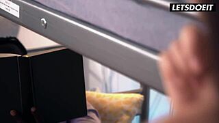 katy rose hangs out with roommate at the hotel