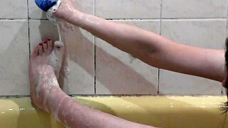 i love soaking my pussy boobs ass in bubbly bath foam