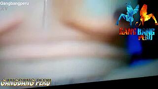 peruvian nympho slut begs for rough creampie in wild casting orgy