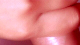 japanese babe slurps massive cock up close in steamy fun story 😏🍆💦