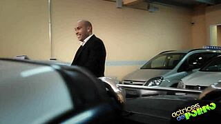 Lara's tattooed big tits suck cock before pussy cumshot pounding