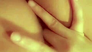 redhead latina slut fingers shaved pussy hard
