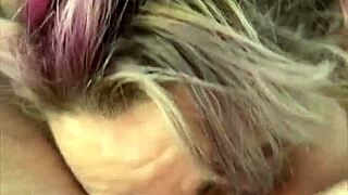 Why Does Streetwalker Swallow Cum After Facial On Her Knees?