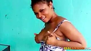 Ever seen a black couple's homemade frenzy bend over for deepthroat doggystyle?