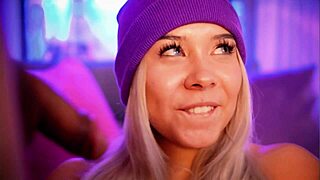 hey, this adorable colombian blonde's sloppy blowjob on that cock is insane