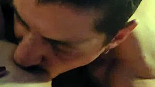 driftwood laps barefoot kontessa's wet shaved pussy down south