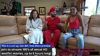 Doctor Tampa And Aria Nicole's Close-Up Latex Gloved Pussy Spreading Procedure In Hospital