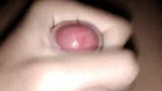 Guys bang and wank in group masturbation frenzy ending with massive cumshot explosion