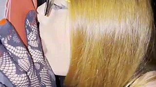 Glory Hole Deepthroat Choke Almost Bursts Tent with Huge Cumshot