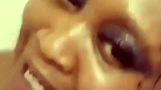 chubby ebony cheating thot teases fat ass shower